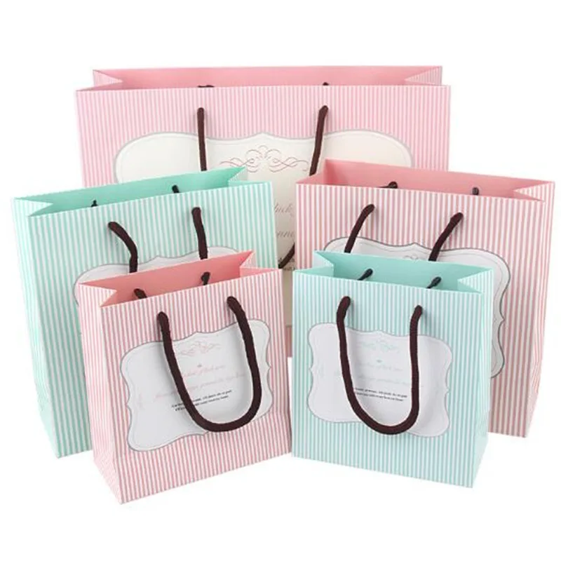 2 шт./Лот бумажные пакеты для подарков|Подарочные сумки и упаковка| |