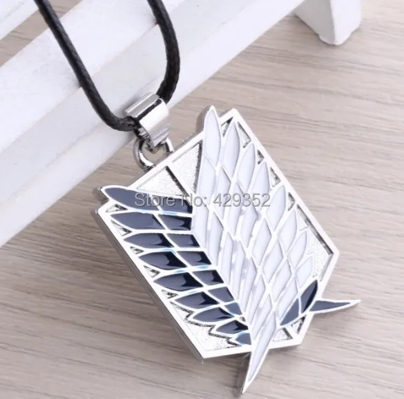 10 шт./лот ожерелье с подвесками Атака Титанов для косплея скаута корпуса Recon