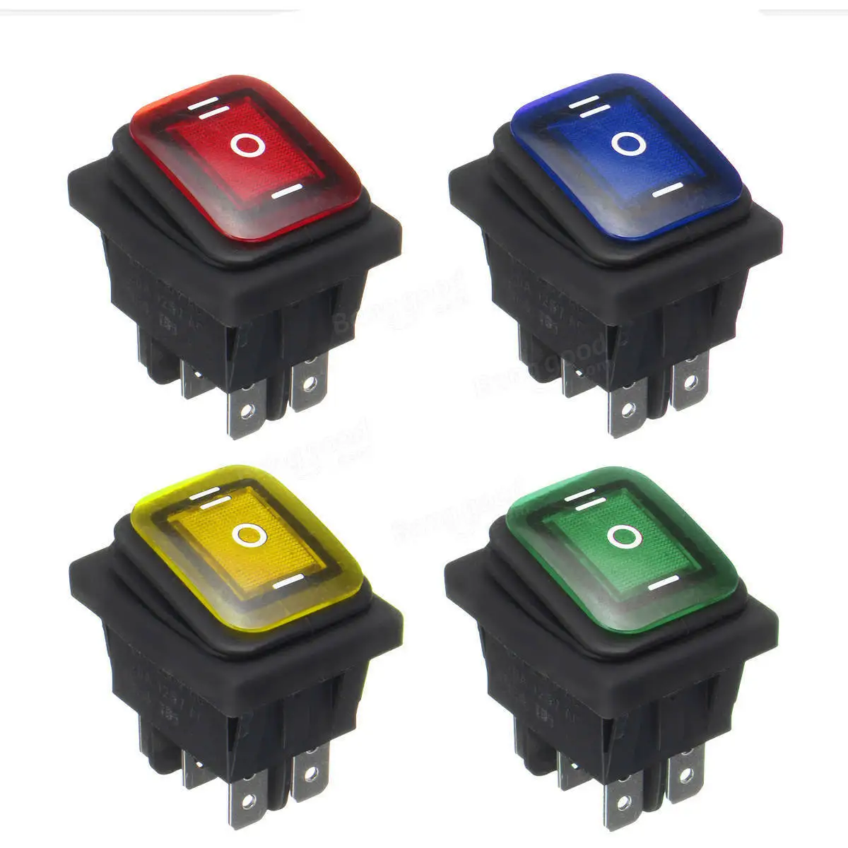 Вкл. ВЫКЛ. 6 Pin 12V автомобильный лодочный светодиодный светильник качалка тумблер