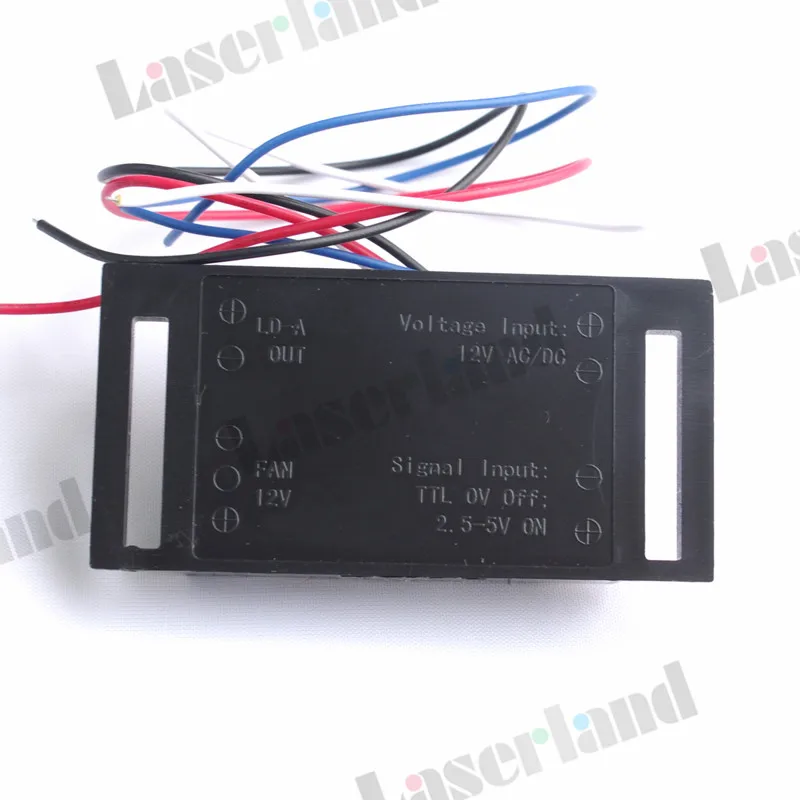 650nm 658nm 660nm 30mw 62,5/125um FC/APC красный волоконный лазерный модуль 12VDC ttl драйвер