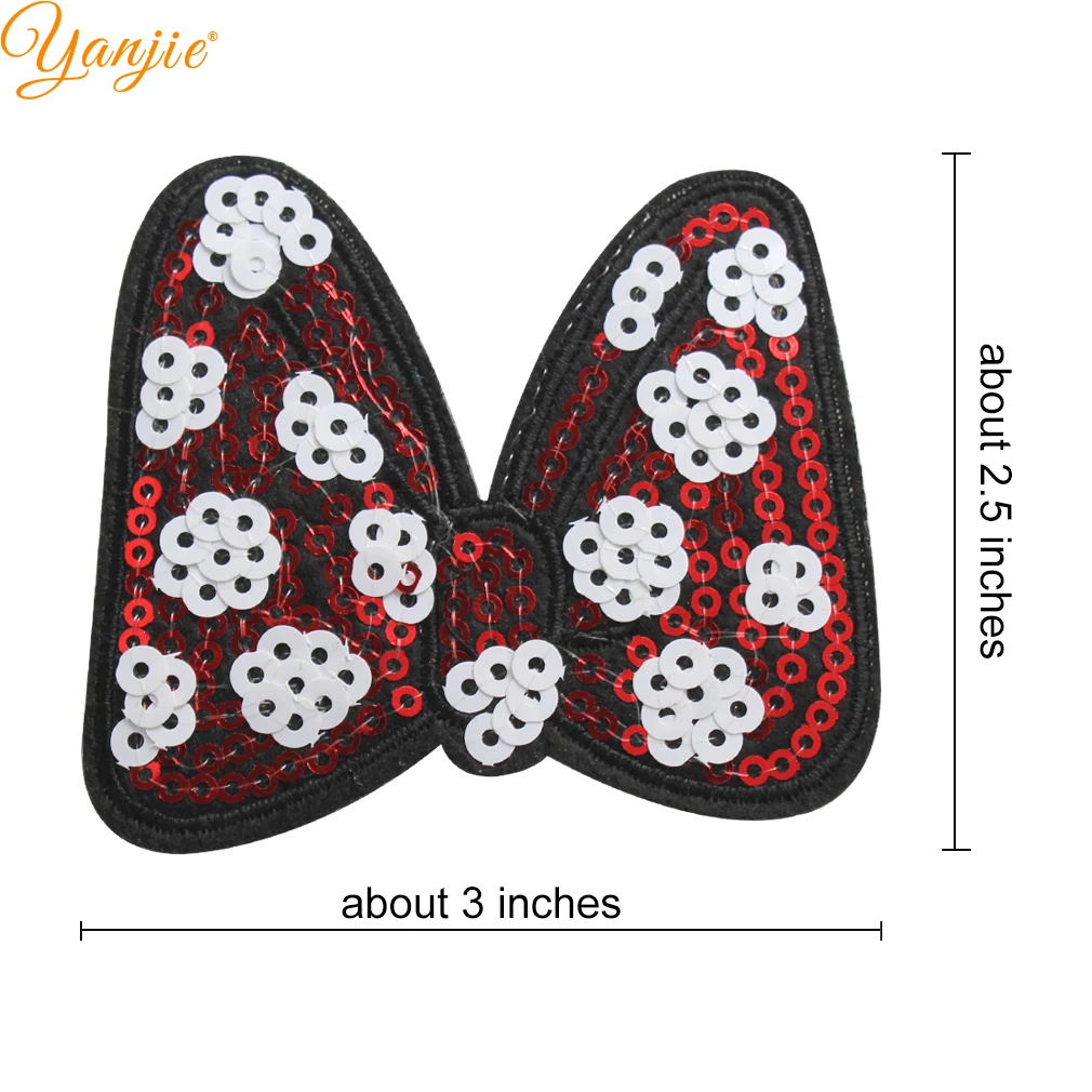 5 шт./лот 2020 мышь блесток бант колодки блеск белый горошек уши Мягкий для девочек