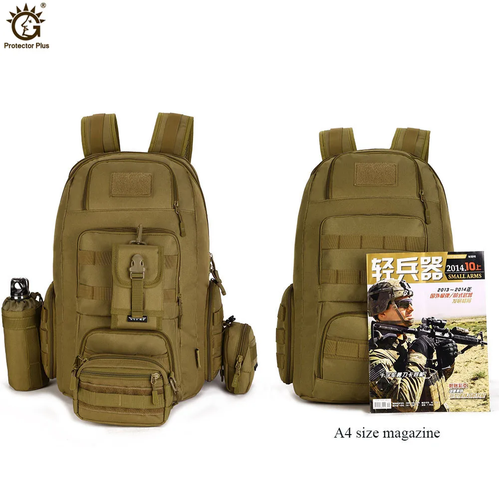 

40L Military Tactical Assault Pack Backpack Army Molle Waterproof Nylon Bag Travel Rucksack for Outdoor Hiking Camping Hunting