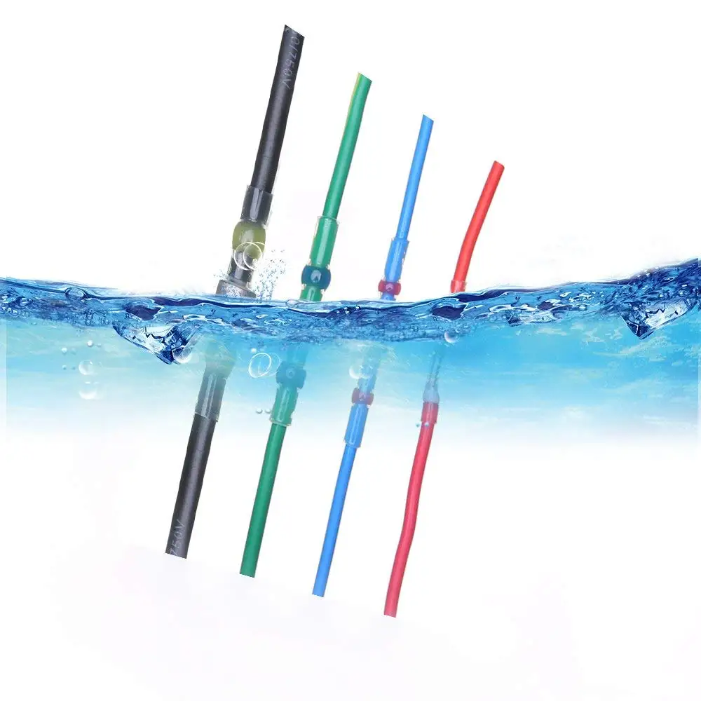 180 шт соединители провода уплотнения припоя водонепроницаемый термоусадочный