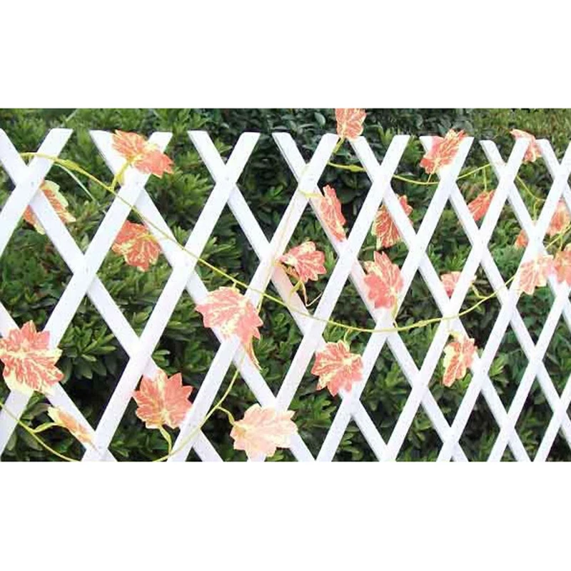 2.4 М Долго Моделирования Восьмиугольная Красный Кленовый Лист Тростника Полосой