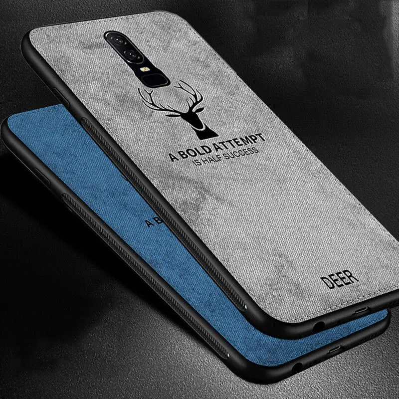 Роскошный чехол для телефона OnePlus 9 8 Pro 7 T Гибридный ТПУ + тканевый тонкий мягкий one