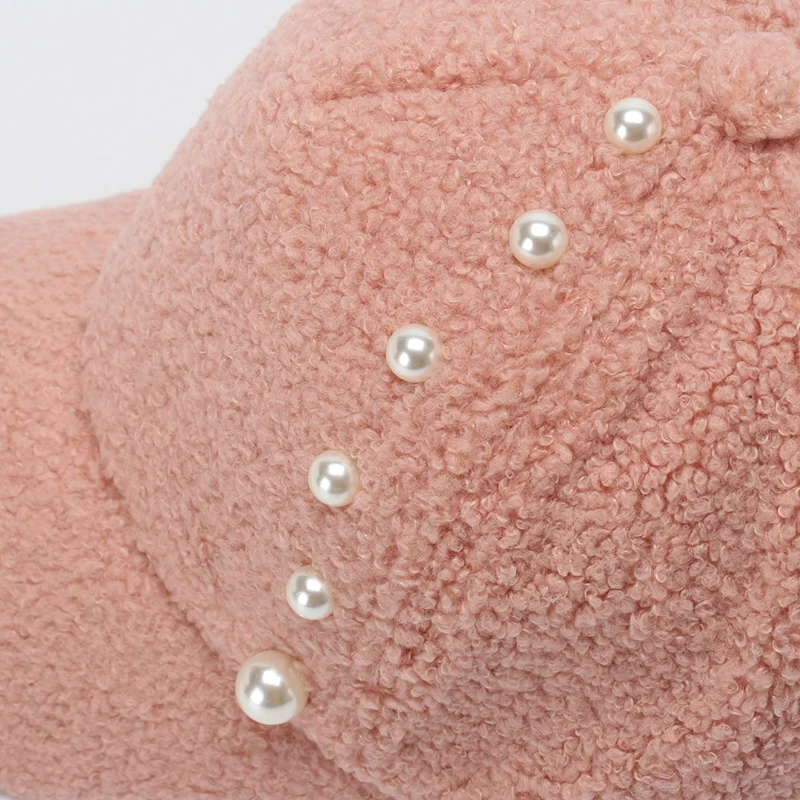 Roseluosi Для женщин зимние Бейсбол Кепки толстый теплый флис Snapback шляпа моды Цвет