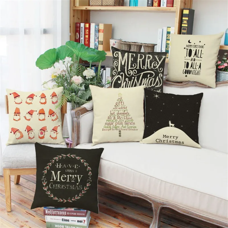 Наволочка для подушки в скандинавском стиле Европейский цвет Рождество Новый