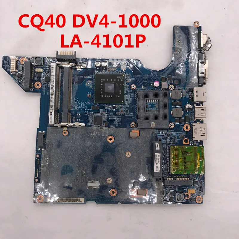 Высокое качество для CQ40 CQ45 DV4 материнская плата ноутбука JAL50 LA-4101P G45 4 Гб 478 GL40 DDR2 100%