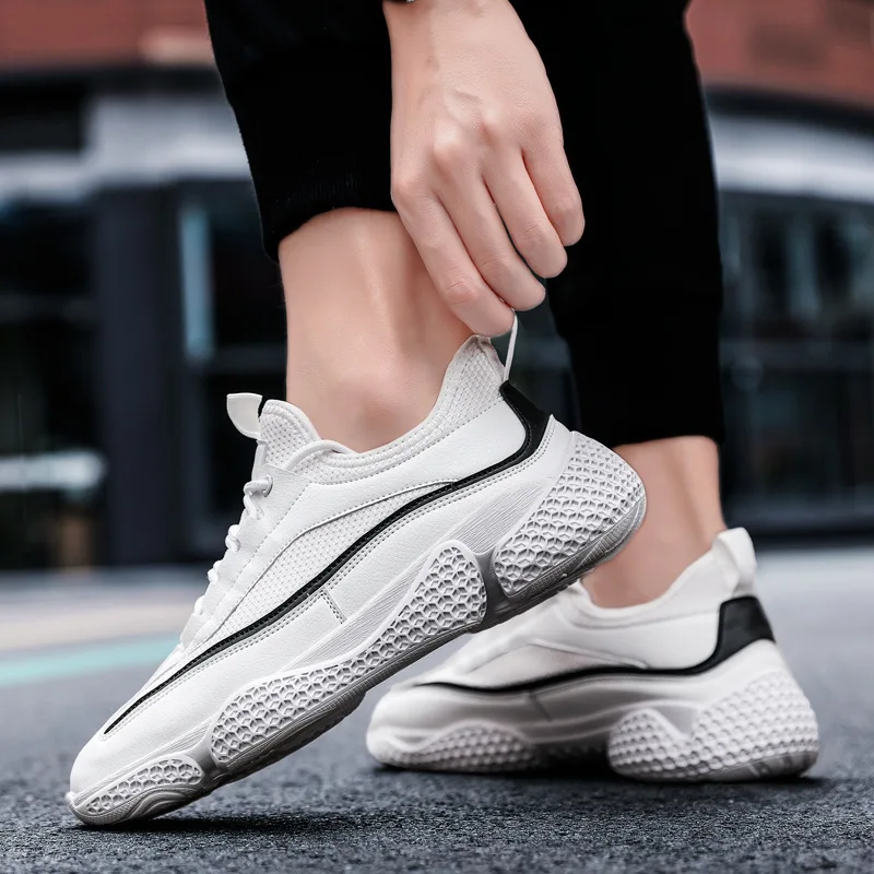 Casual shoes men 2019 male lightweight running breathable mesh sport sneakers flat outdoor footwear summer trainers | Обувь
