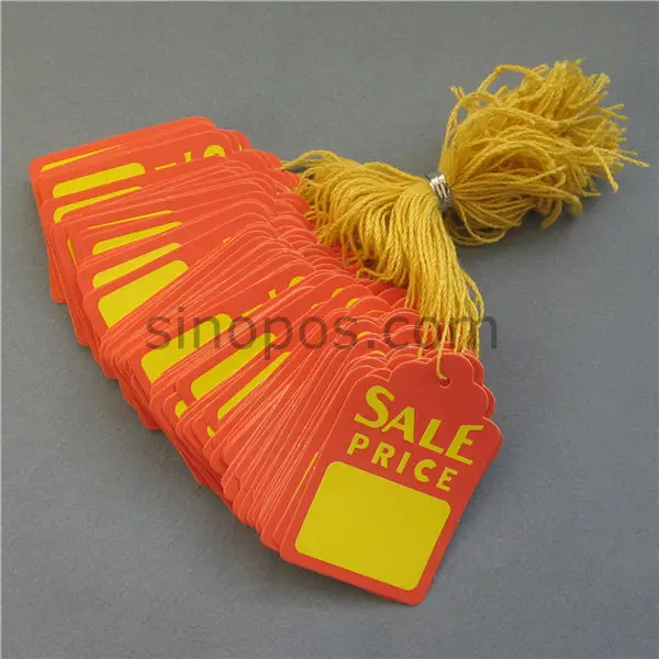 Большая распродажа ценники раструбный 45x73 мм большая подарочная подвесная бирка