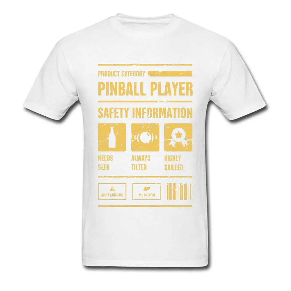 Pinball Player Safety Information футболка Techno Sleeve Europe 2019 популярные мужские летние футболки в