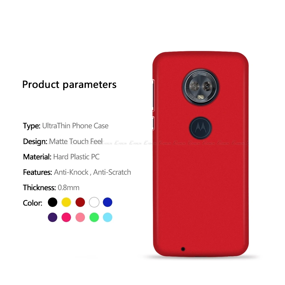 Ультратонкий матовый жесткий чехол для телефона Motorola Moto Z3 Z2 G7 G6 G5S G5 G4 E5 E4 C Plus Play power X4 M Пластиковая Задняя крышка из поликарбоната