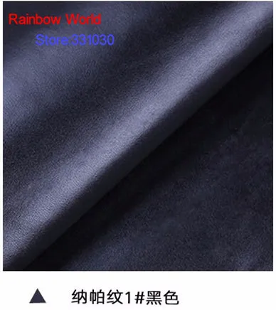 1# black High Quality Nappa Stripes vein grain PU Leather fabric for DIY sofa bed shoes bags Garment material(138*100cm) | Дом и сад