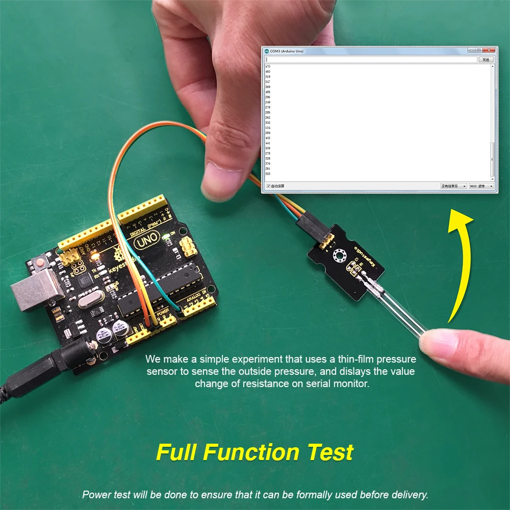 Модуль датчика давления тонкой пленки Keyestudio для Arduino UNOR3 | Компьютеры и офис