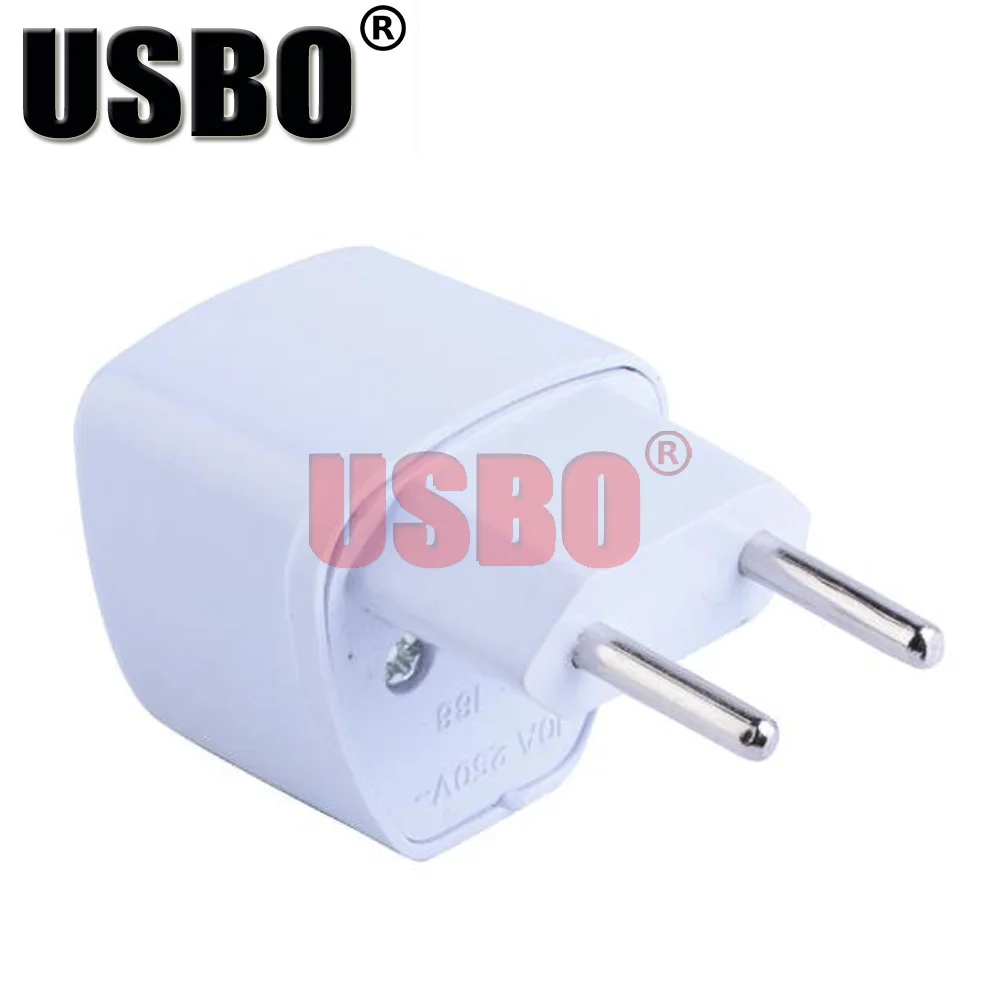Белый 10A 250 в бразильский Стандартный блок питания plug Италия Бразилия Швейцария Аргентина Универсальный дорожный адаптер Разъем конвертер