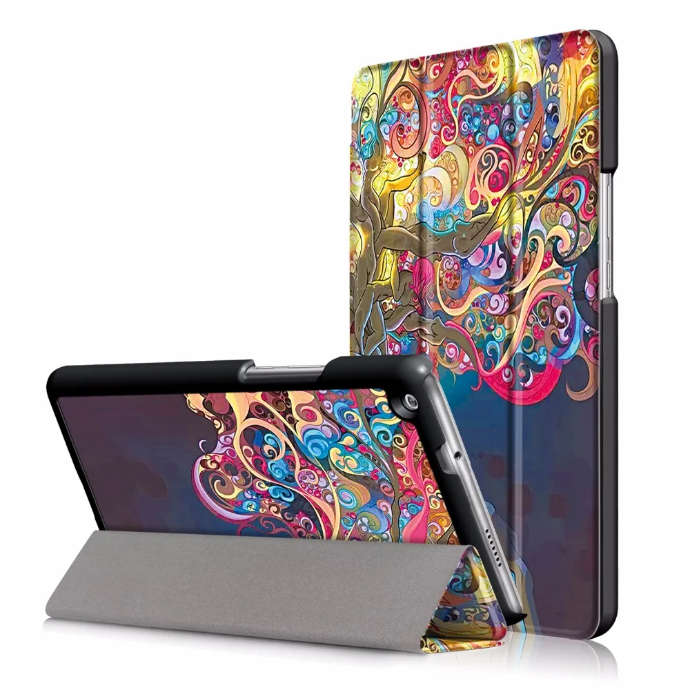 Чехол книжка с подставкой для Huawei Mediapad M3 Youth Lite защитный чехол планшета 8 5 дюймов