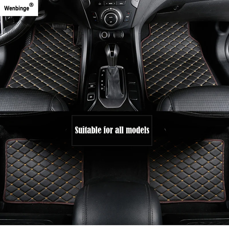 Автомобильный напольный коврик Wenbinge для mercedes Benz w211 cla w212 e klase gla w176 glk w245 gle a180