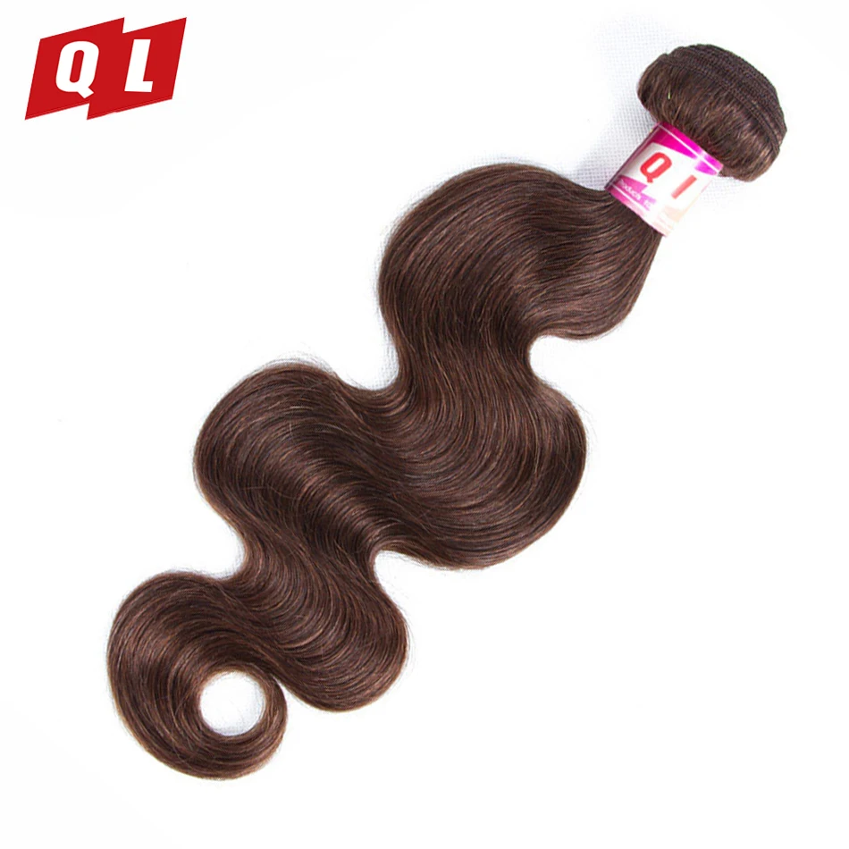 QLOVE волосы перуанские волнистые человеческие двойной узел для волос 3 пучка 100% не