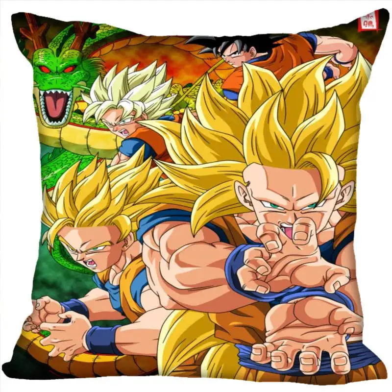 На заказ из аниме Goku наволочки dragon ball Z квадратная наволочка Рождественская Наволочка на молнии наволочка 40*40 см, 45*45 см(с одной стороны - Цвет: Pillowcase 18