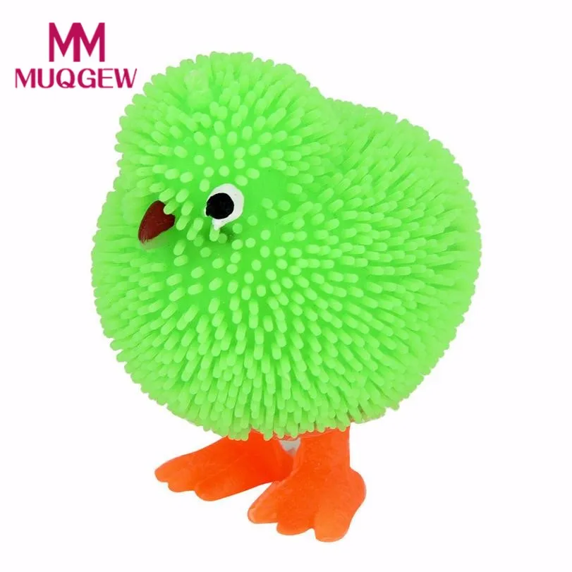 Забавные Дети 6 см Новинка мигающая игрушка-пуховик милые цыплята сквидги сенсорная игрушка активность и игровой мяч