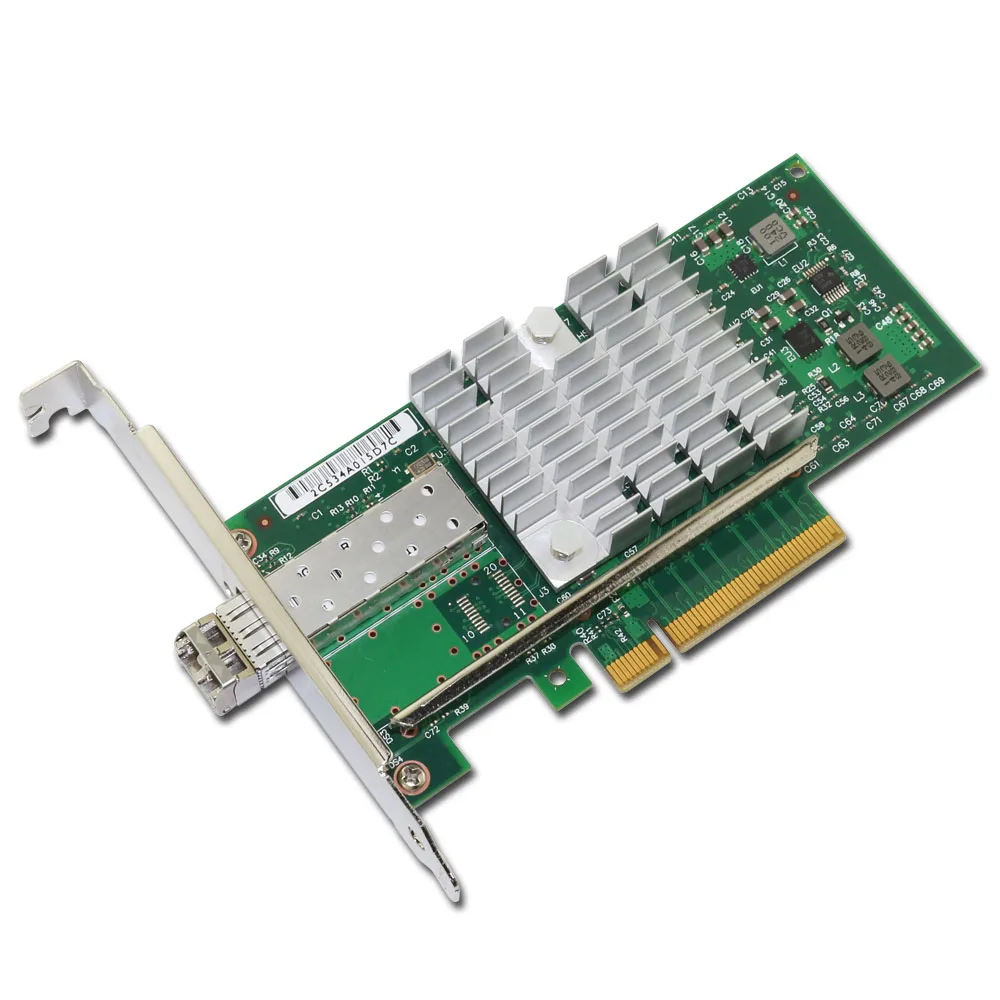 Winyao WYX520-SR1 10 Гбит/с 850nm LC Fibre PCI-e 8x Ethernet сервер адаптер с SFP+ 82599 E10G41BFSR X520-SR1 10000 Мбит/с Nic