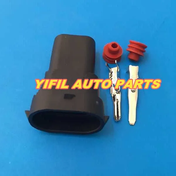 10 шт./лот Delphi комплект с 2 штырьками гнездовой разъем 880 для противотуманных фар H11