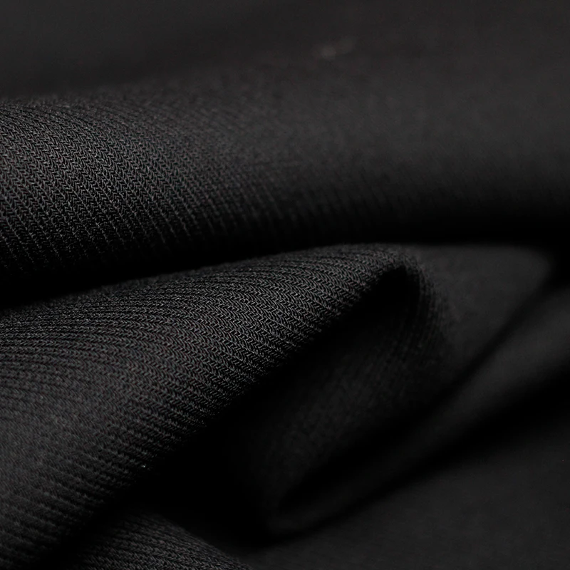 Черный двухсторонний шерстяной и льняной искусственный Осенний жилет Pearlsilk