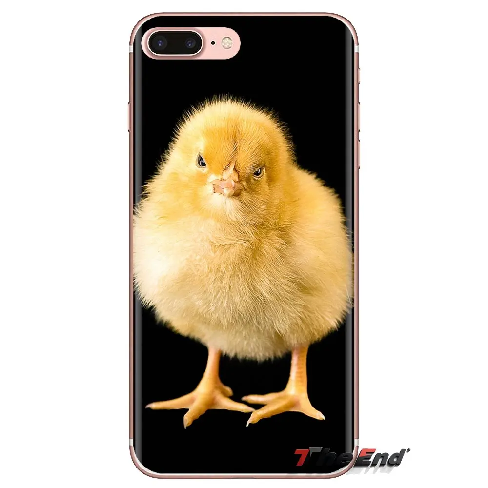Мягкий прозрачный чехол для детей с желтым рисунком цыпленка Xiaomi Redmi 4A S2 Note 3 3S 4 4X 5