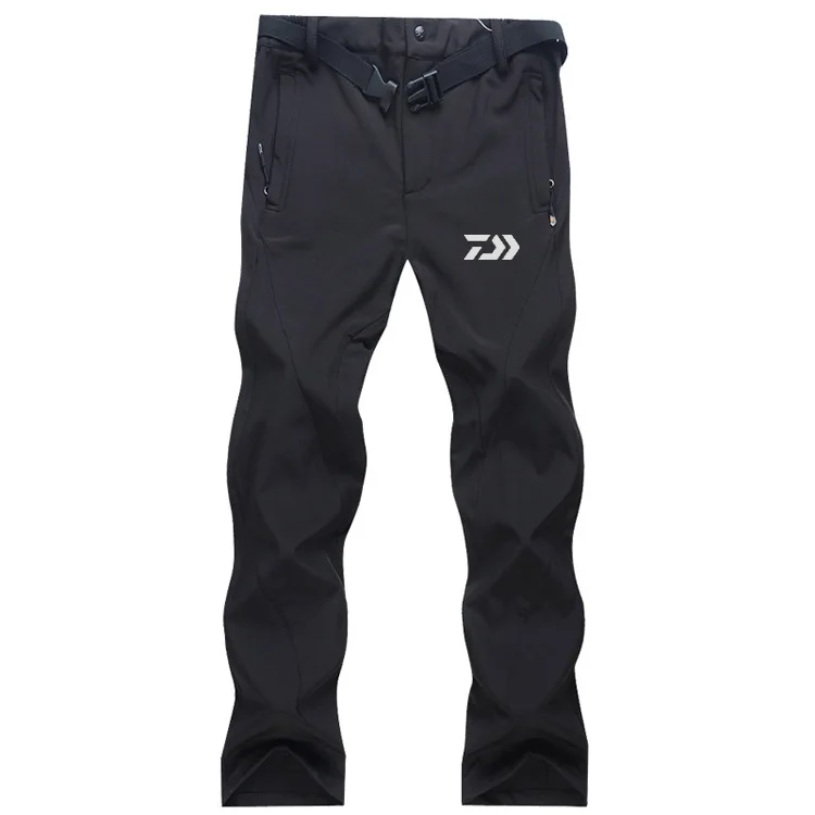 

Autumn Winter DAIWA Fishing Pants Fleece Warm Waterproof Outdoor Fishing Hiking Climbing Pants Plus Size DAWA Fishing Clothing