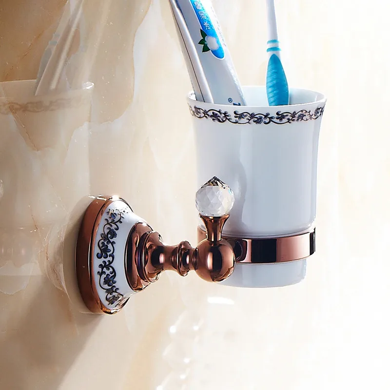 Стаканы и современный держатели с украшением в виде кристаллов золотой латуни