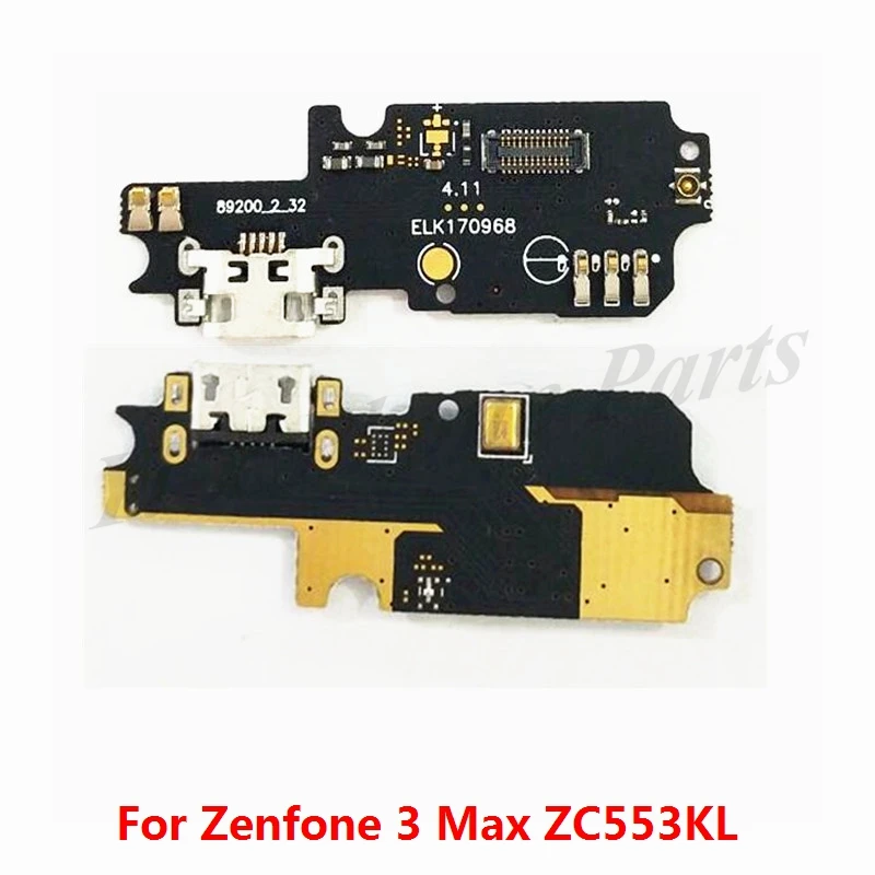 

10 шт./лот USB док-станция для подключения зарядного порта гибкий кабель для ASUS Zenfone 3 Max ZC553KL запасные части