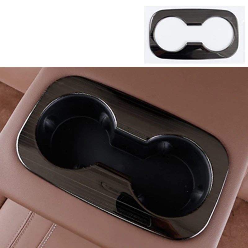 rear cup circle Lsrtw2017 нержавеющая сталь салона Стайлинг Панель Планки для Buick Regal Gs opel insignia - Название цвета: rear cup circle