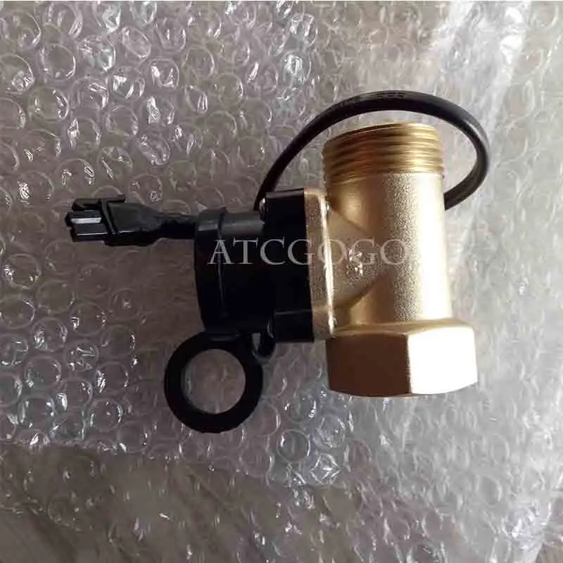 HT801 1 2 дюйма полностью медный Датчик потока воды магнитный электронный подлинный