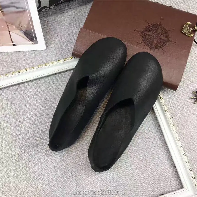 Женские туфли в стиле ретро SexeMara Повседневные Удобные из мягкой воловьей кожи