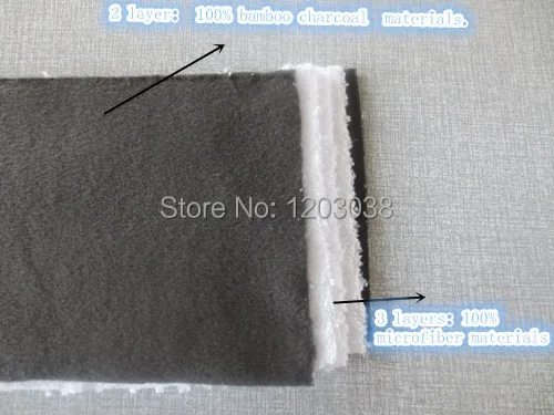 Free shipping baby cloth diapers/ nappy  inserts 5 layer (3+2)  high absorption organic bamboo charcoal insert  300pcs/ lots