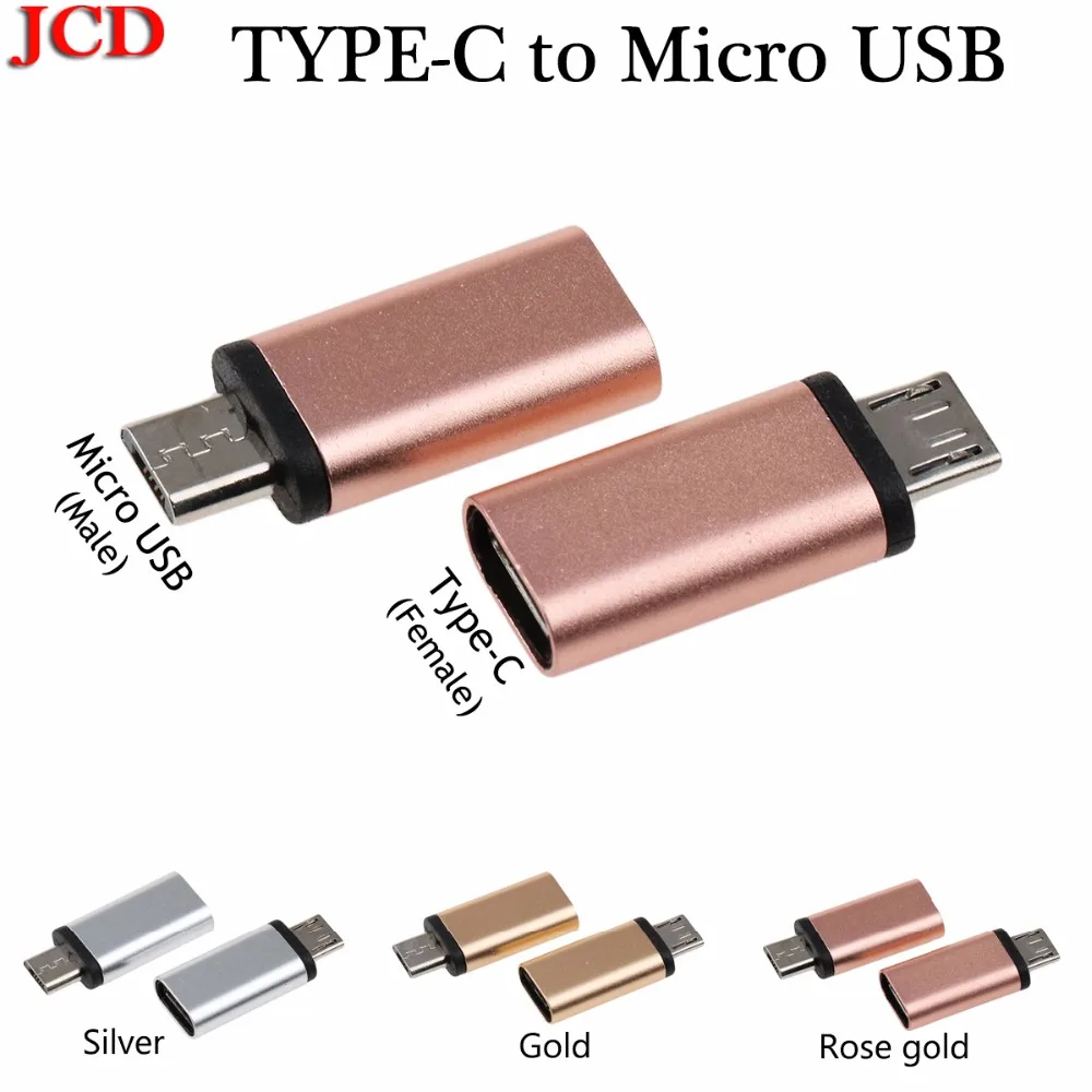 

JCD For Xiaomi 3.1 USB-C Type-C to Micro USB B 3.0 Data Charging Cable Adapter Converter USB Type C Female to Male for Samsung