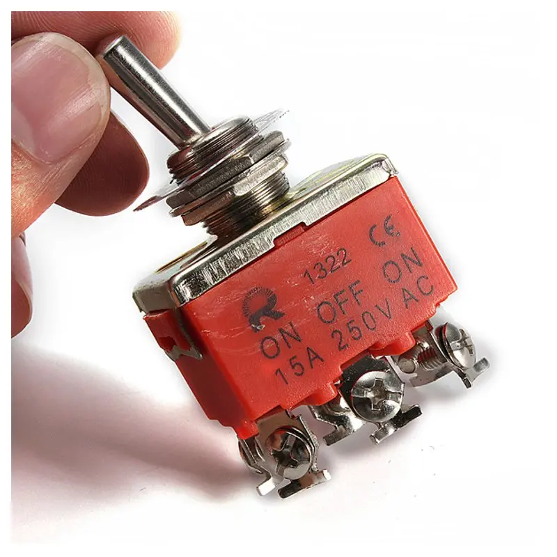 Автомобильный тогл DPDT ВКЛ ВЫКЛ переключатель автозапчасти 6 контактный 15A 250V