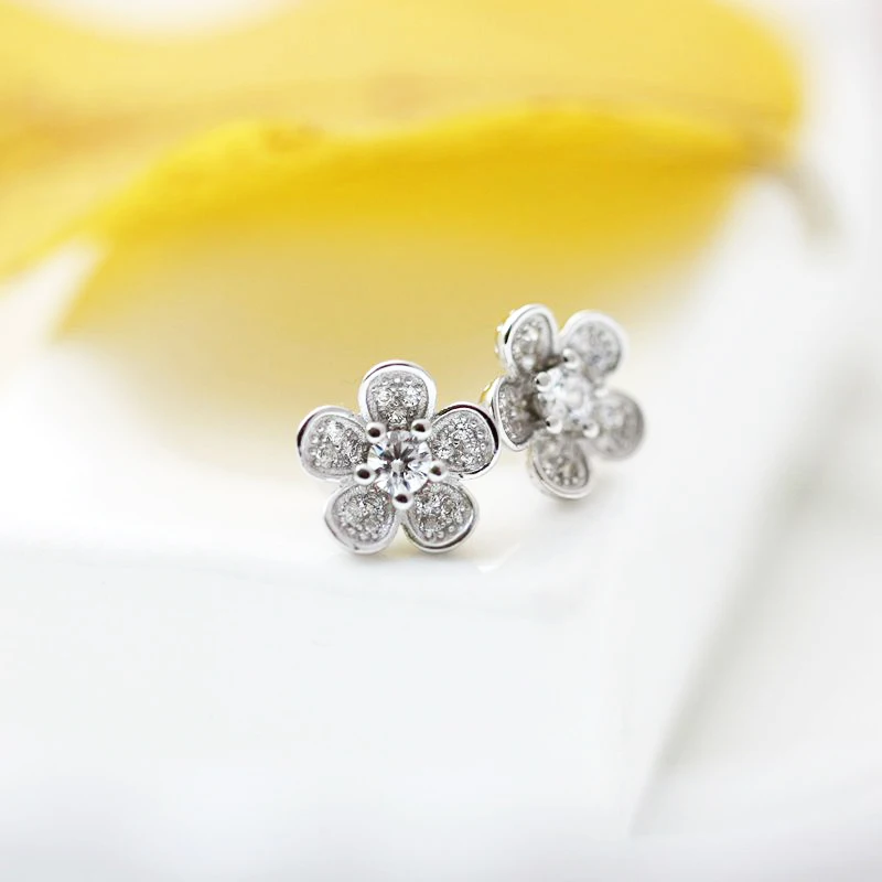 2016 новое поступление подлинное серебро 925 пробы ослепительные маргаритки с