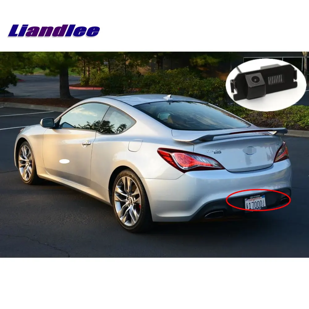 Liandlee для Hyundai Genesis 2008 2013 Автомобильная камера заднего вида запасная парковочная
