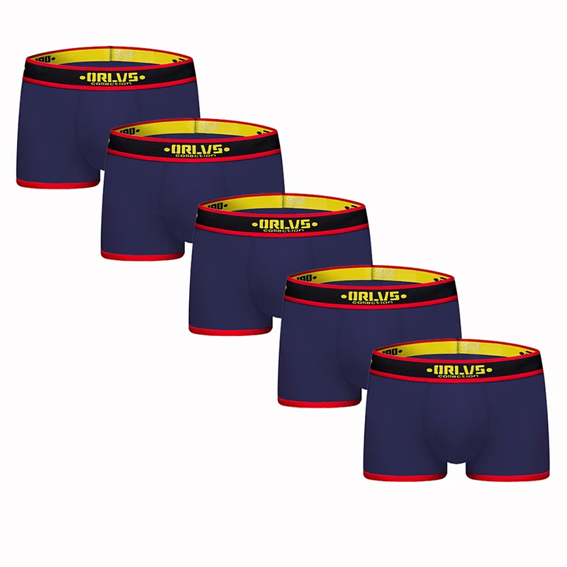 

5PCS Trunk Men Boxers Cotton Sexy Men Underwear Men Underpants Male Panties Shorts U Convex Pouch for Men