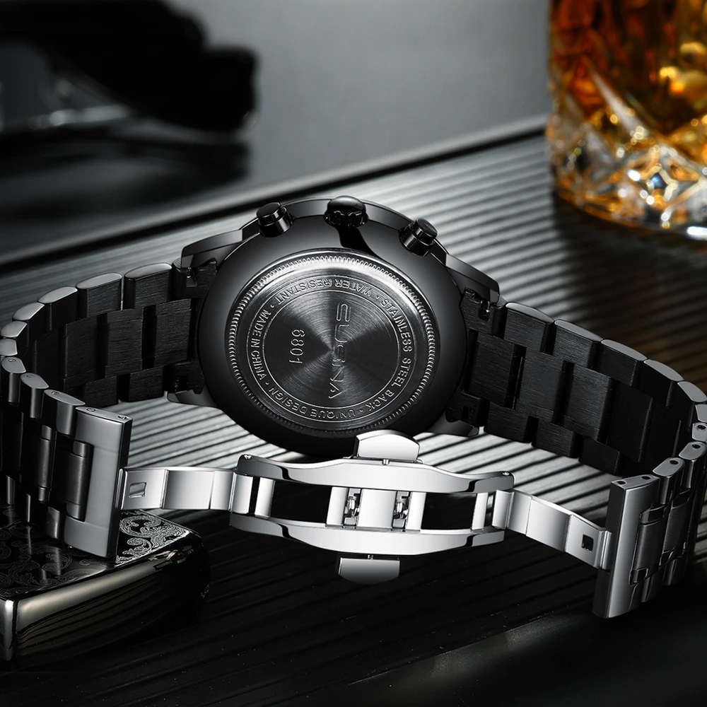 Часы мужские золотые и черные спортивные 2019|Кварцевые часы| |