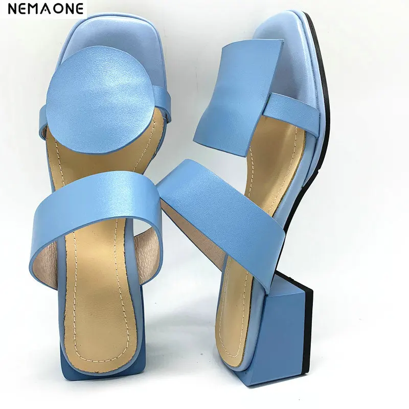 Женские шлепанцы с геометрическим узором повседневные босоножки из натуральной