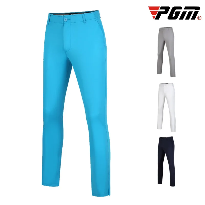 

PGM Golf Pants Men's Summer and Fall Pants Advanced Elastic Sports Pants Loose Belt At Waist, Comfortable Men's Pants