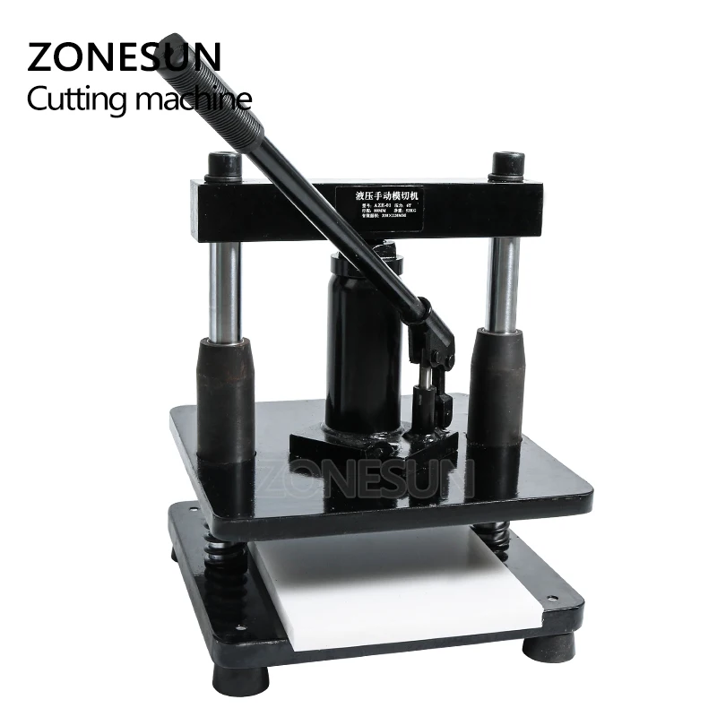 ZONESUN гидравлическая ручная машина для резки фотобумаги листов из ПВХ/ЭВА резак