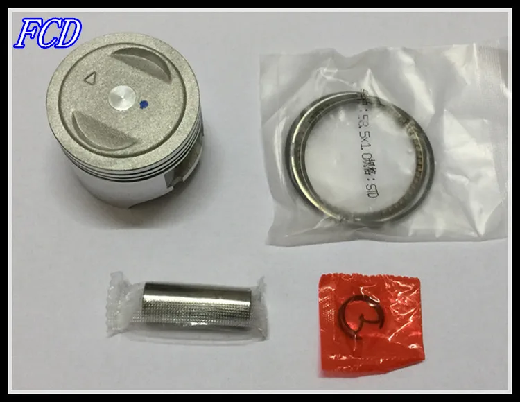 

Motorcycle engine parts QS110 GS110 Piston ring assembly Piston diameter 53.5mm Piston pin 14mm