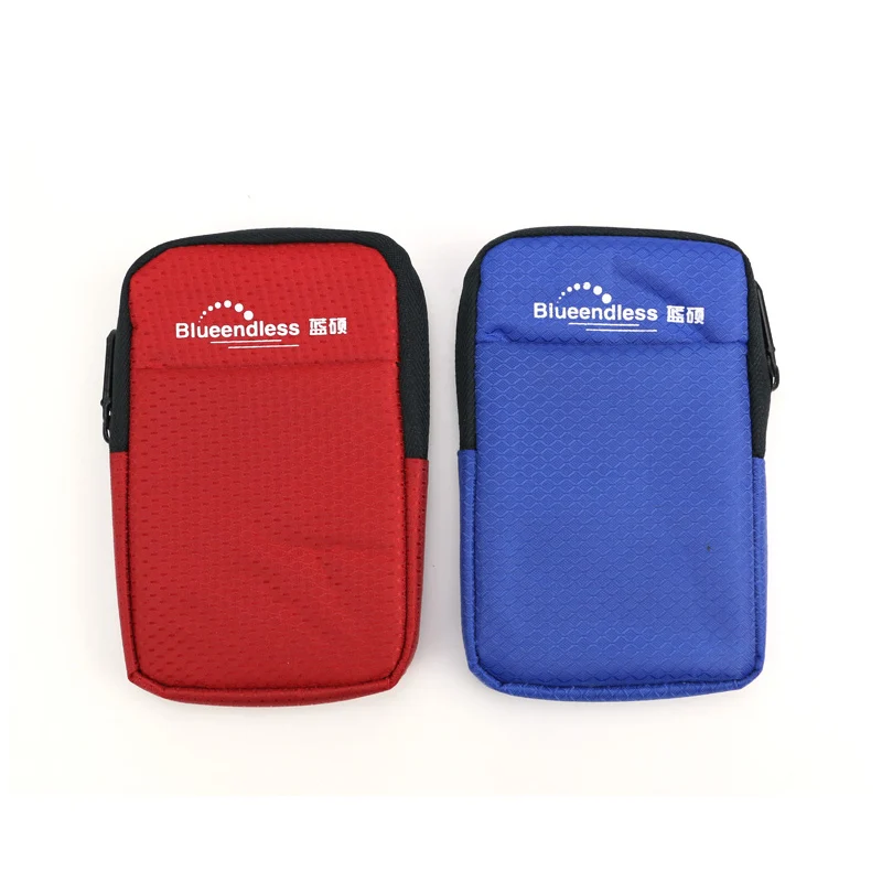 Blueenless 2.5'' HDD bag external bag for hard disk blue/red/black portable light also for camera/power bank/earphone,etc