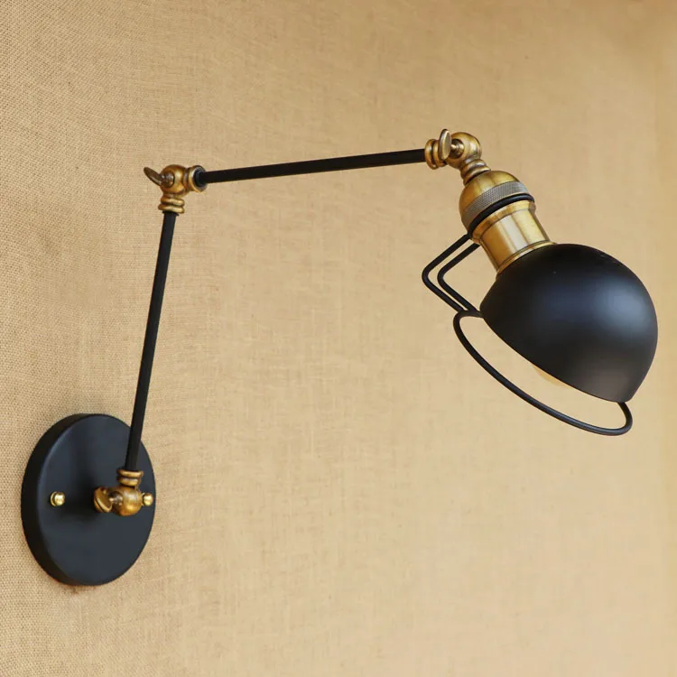 IWHD Arandela Лофт промышленный настенный светильник для дома освещение Wandlamp качели длинные руки настенный светильник Винтаж Lampara pared