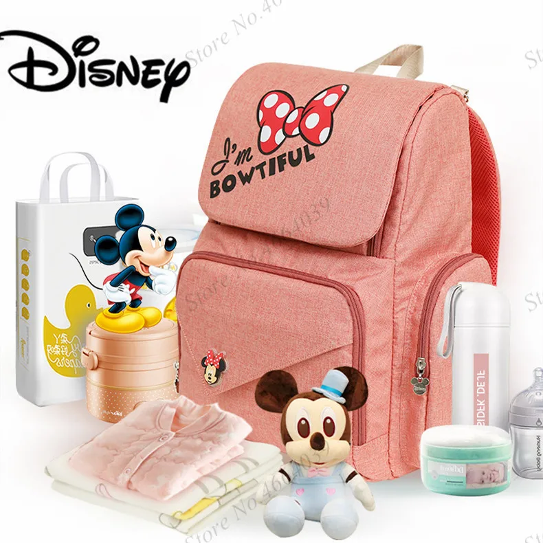 

Прямая продажа, сумка для подгузников Disney для мамы, вместительная, для мам, рюкзак для путешествий, классическая сумка для малышей 2021, сумки для подгузников, Прямая поставка