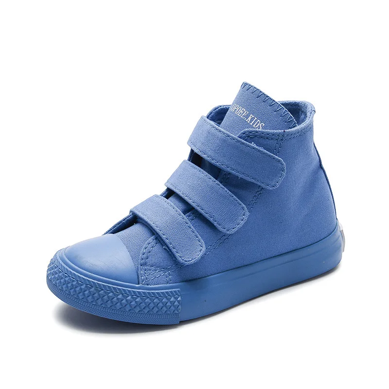 JJH-95015-blue Спортивная детская обувь из искусственной кожи и парусины воздухопроницаемые кроссовки для мальчиков детская обувь для девочек парусиновая повседневная детская обувь на плоской подошве белого цвета - Цвет: JJH-95015-blue