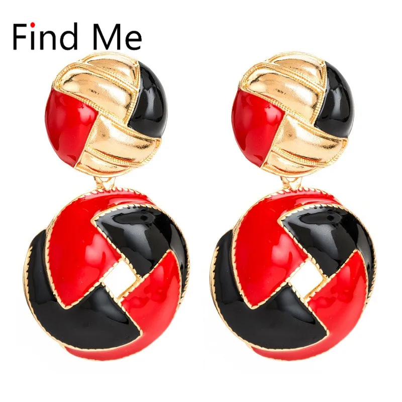 Find Me 2019 брендовые модные роскошные Висячие серьги для женщин ювелирные изделия